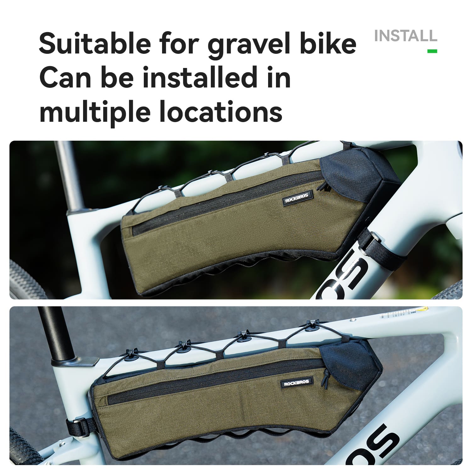 Large Capacity Bike Triangle Bag - 1.9L - Image 7