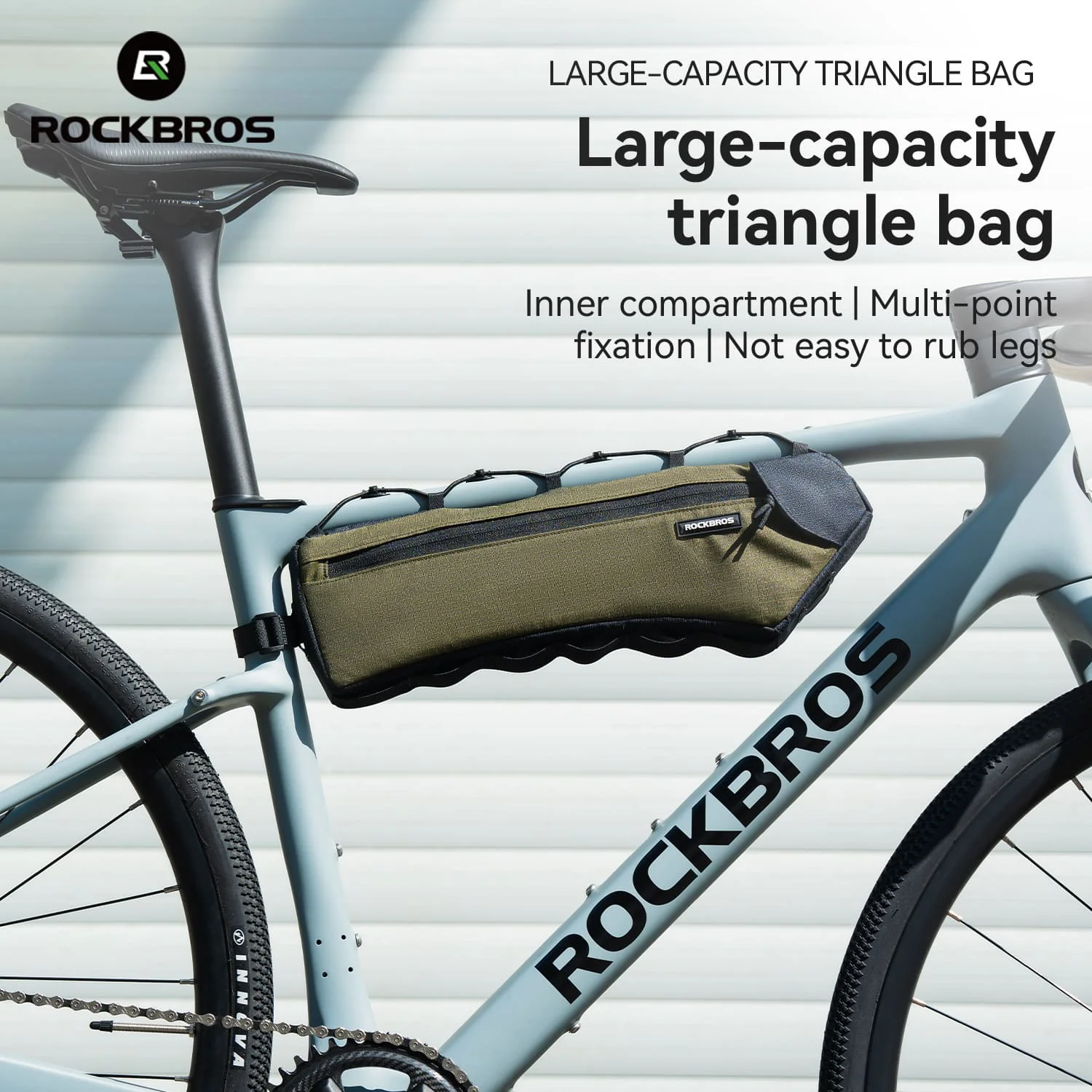 Large Capacity Bike Triangle Bag - 1.9L - Image 8