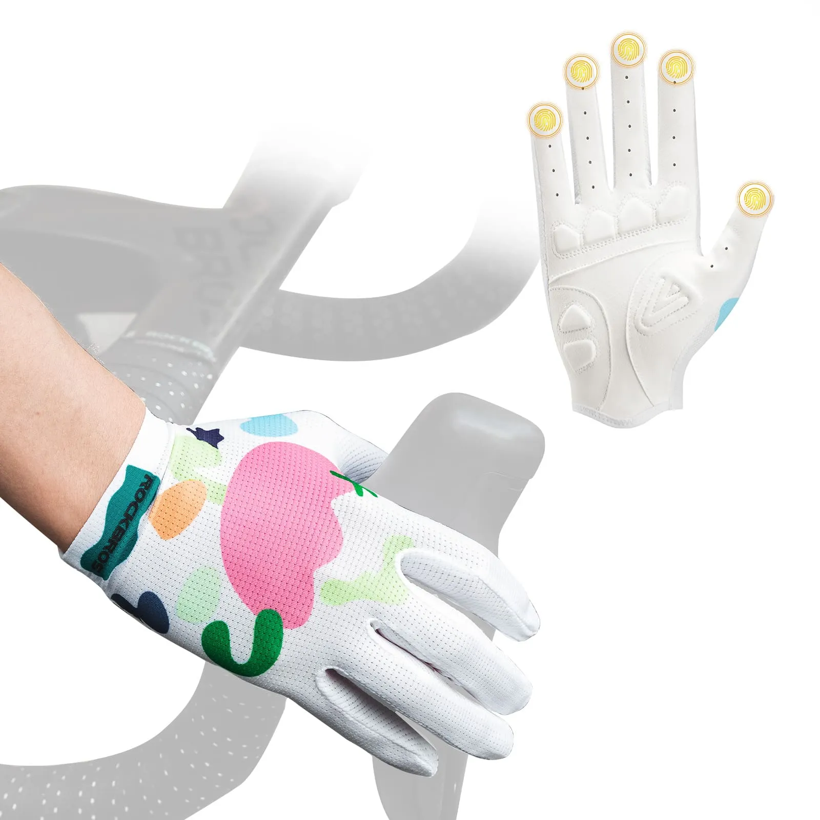Lightweight Full Finger Cycling Gloves - Image 3
