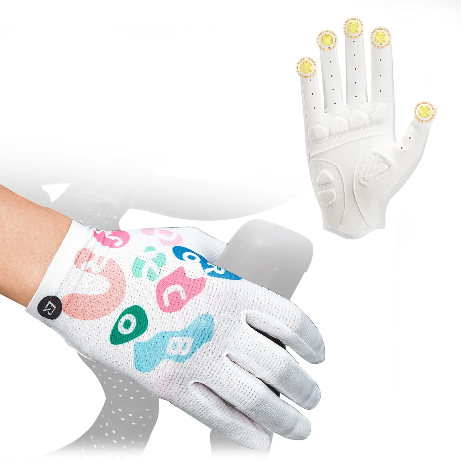 Lightweight Full Finger Cycling Gloves - Image 4