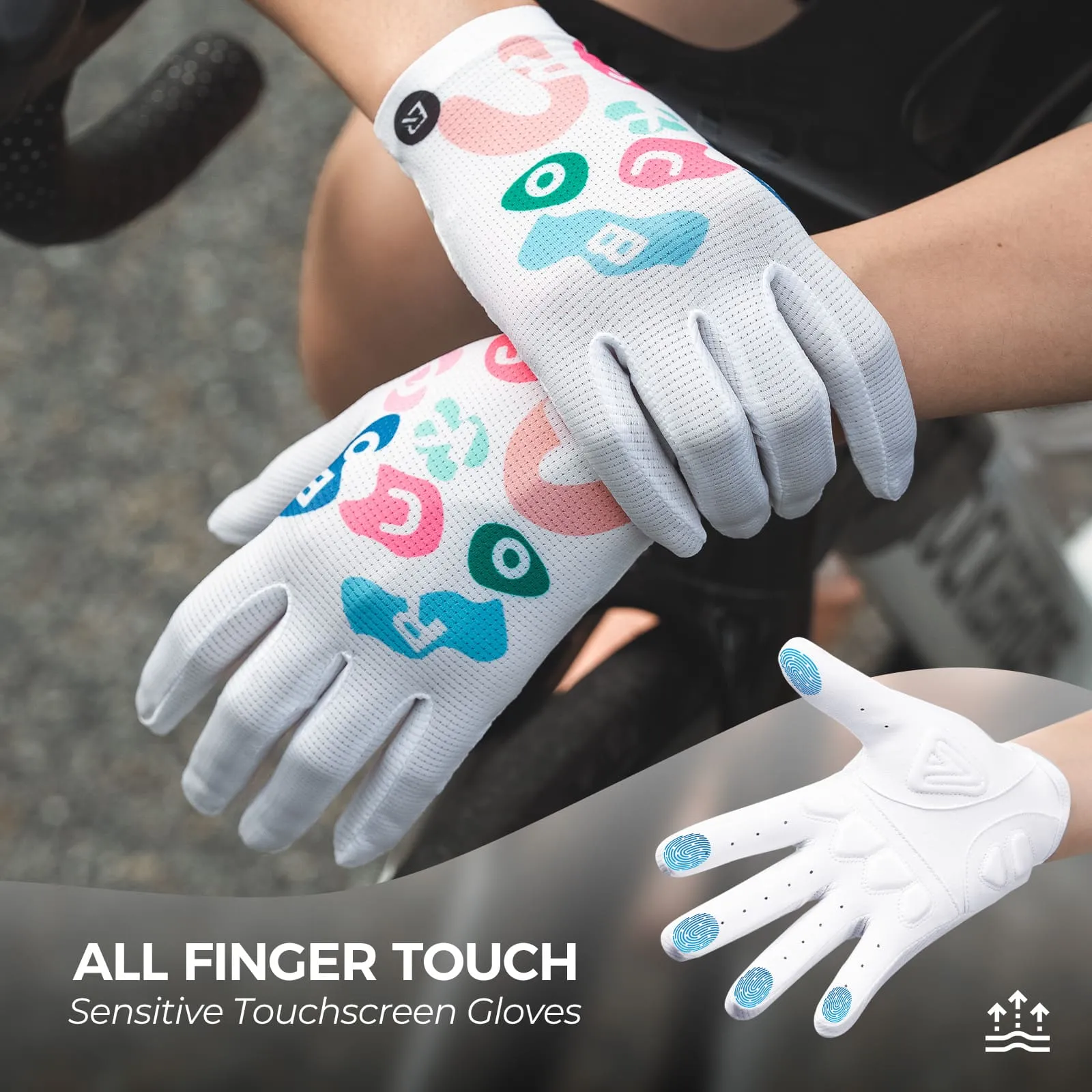 Lightweight Full Finger Cycling Gloves - Image 6