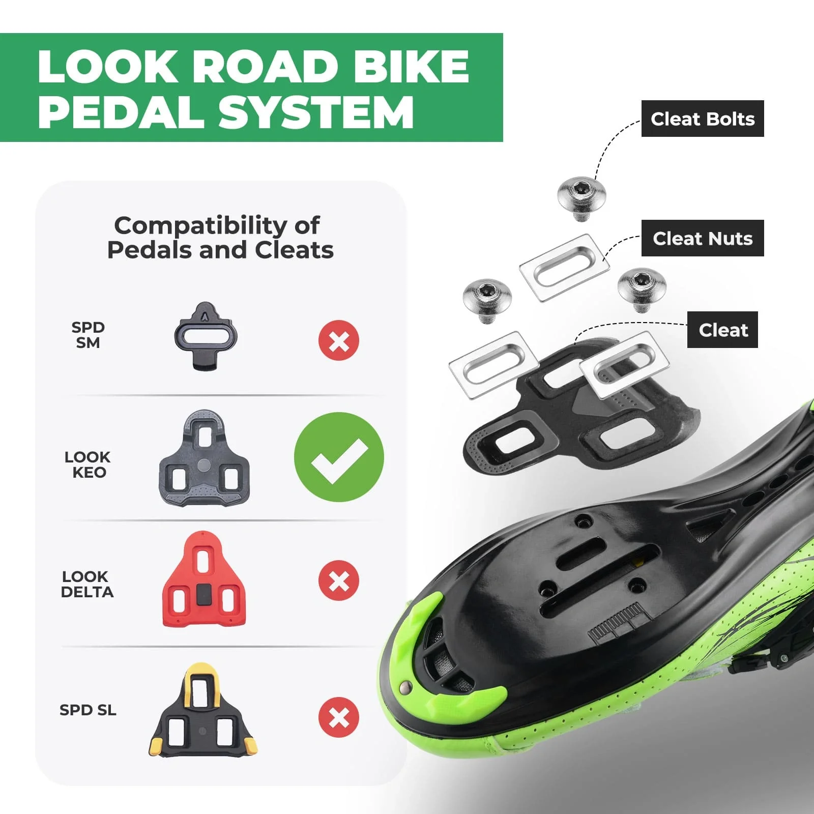 Look System Road Bike Clipless Pedals - Image 6