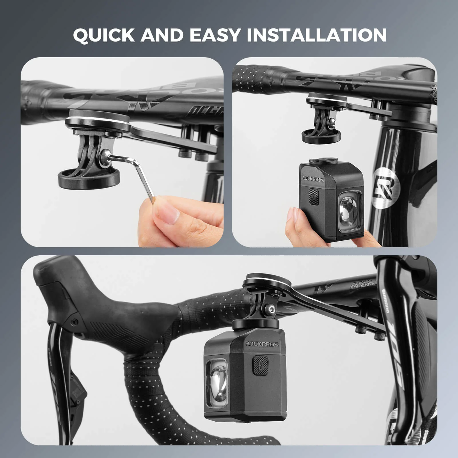 M8 Handlebar Mounted Smart Bike Front Light - Image 13