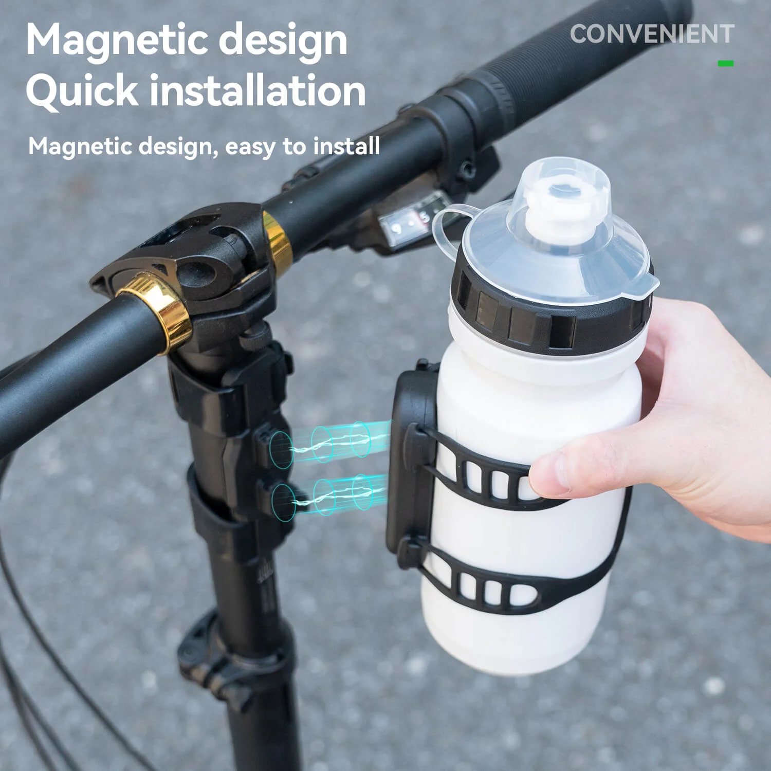 Magnetic Bike Water Bottle Holder - Image 5