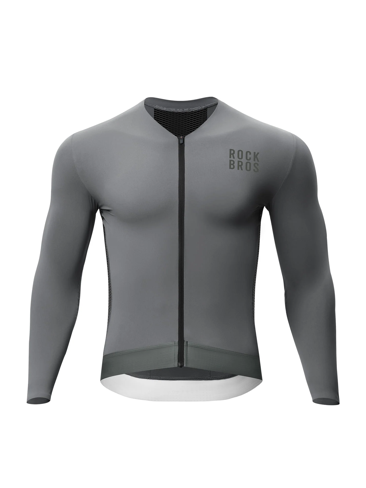 Men's Colorblock Long-Sleeve Cycling Jersey - Image 5