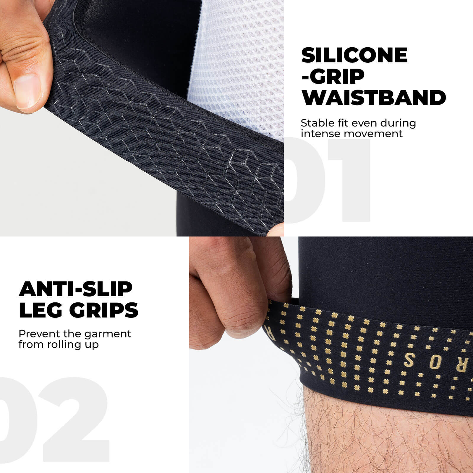 Men's Elastic Interface® Cycling Waist Shorts - Image 8