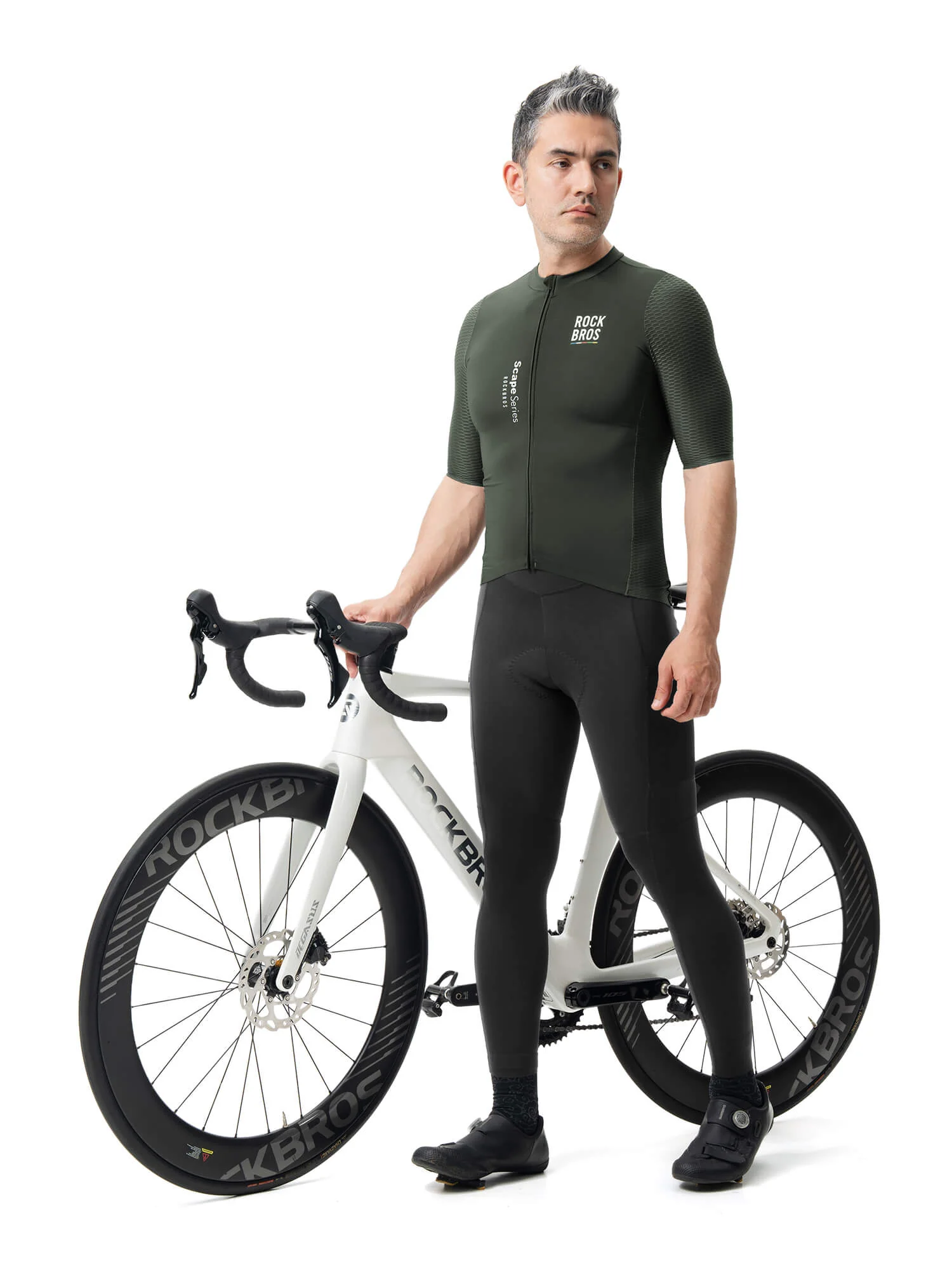 Men's ROAD-TO-SKY Cycling Tights with Elastic Interface® Pad - Image 6
