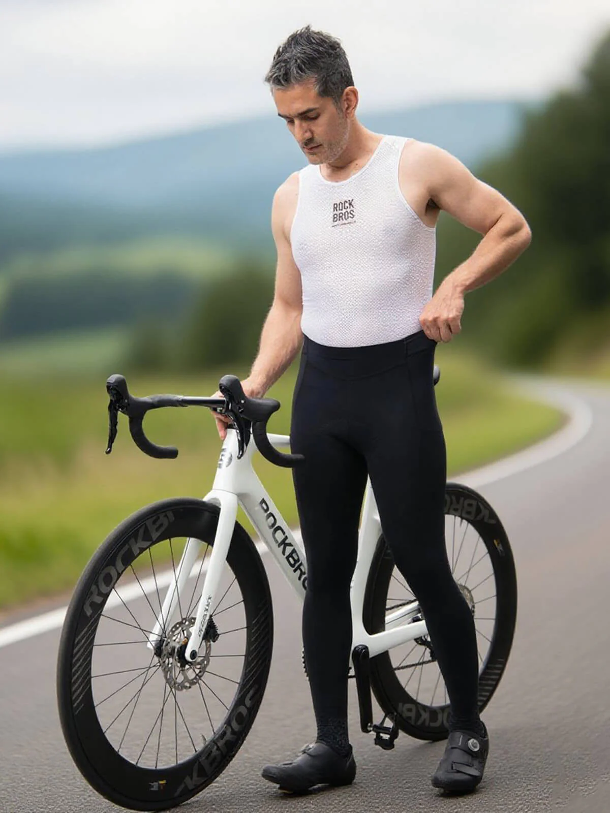 Men's ROAD-TO-SKY Cycling Tights with Elastic Interface® Pad - Image 7