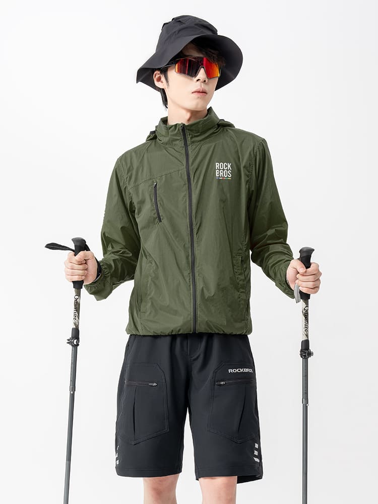 Men's ROAD-TO-SKY Lightweight Cycling Windbreaker - Image 14