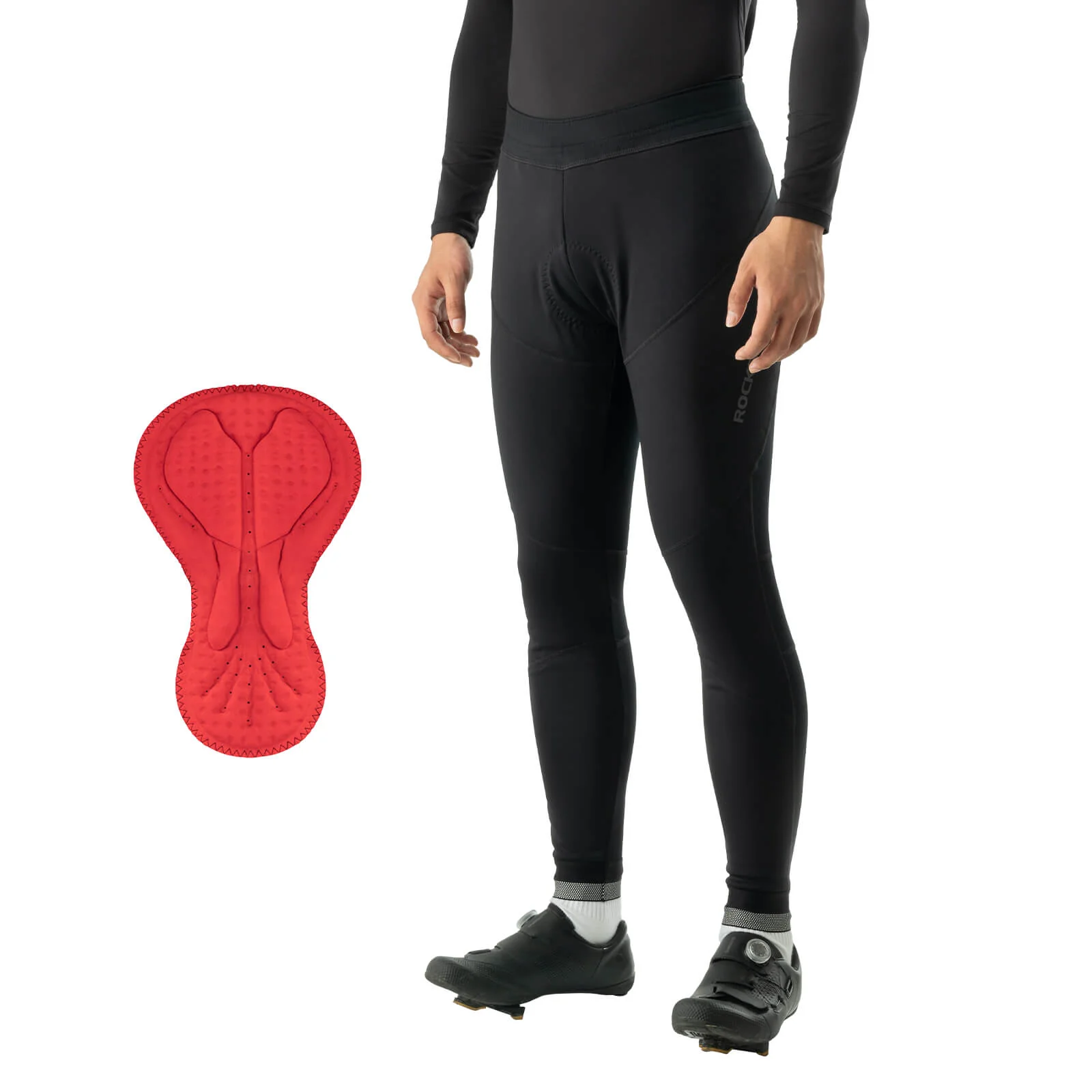Men's Winter Cycling Tights with 4D Padded Seat - Image 4