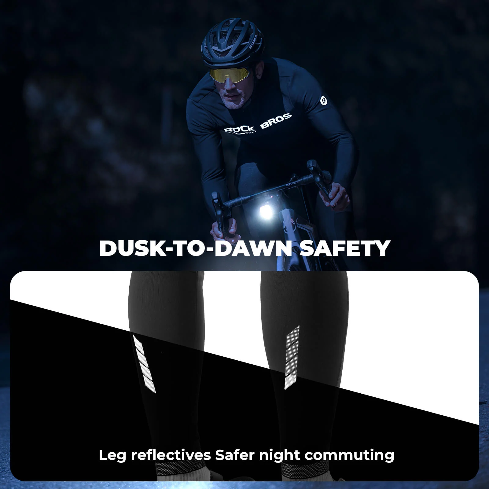 Men's Winter Cycling Tights with 4D Padded Seat - Image 9