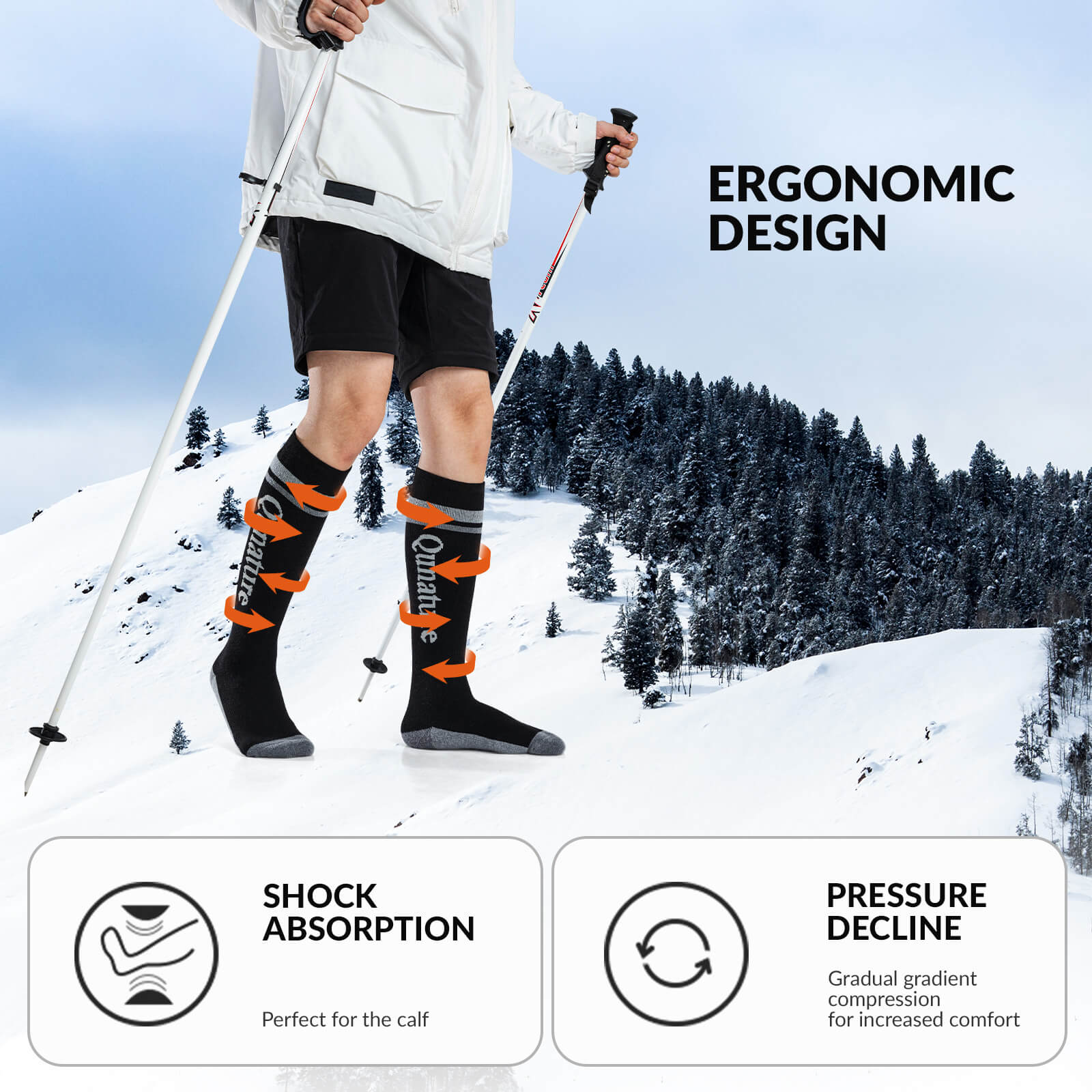 Merino Wool Ski Socks - Image 14