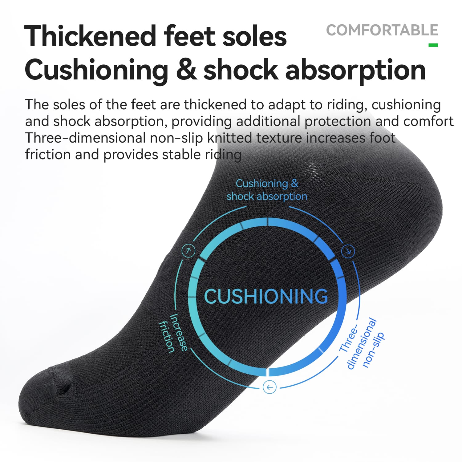 Mid-Calf Breathable Cycling Socks - Image 16