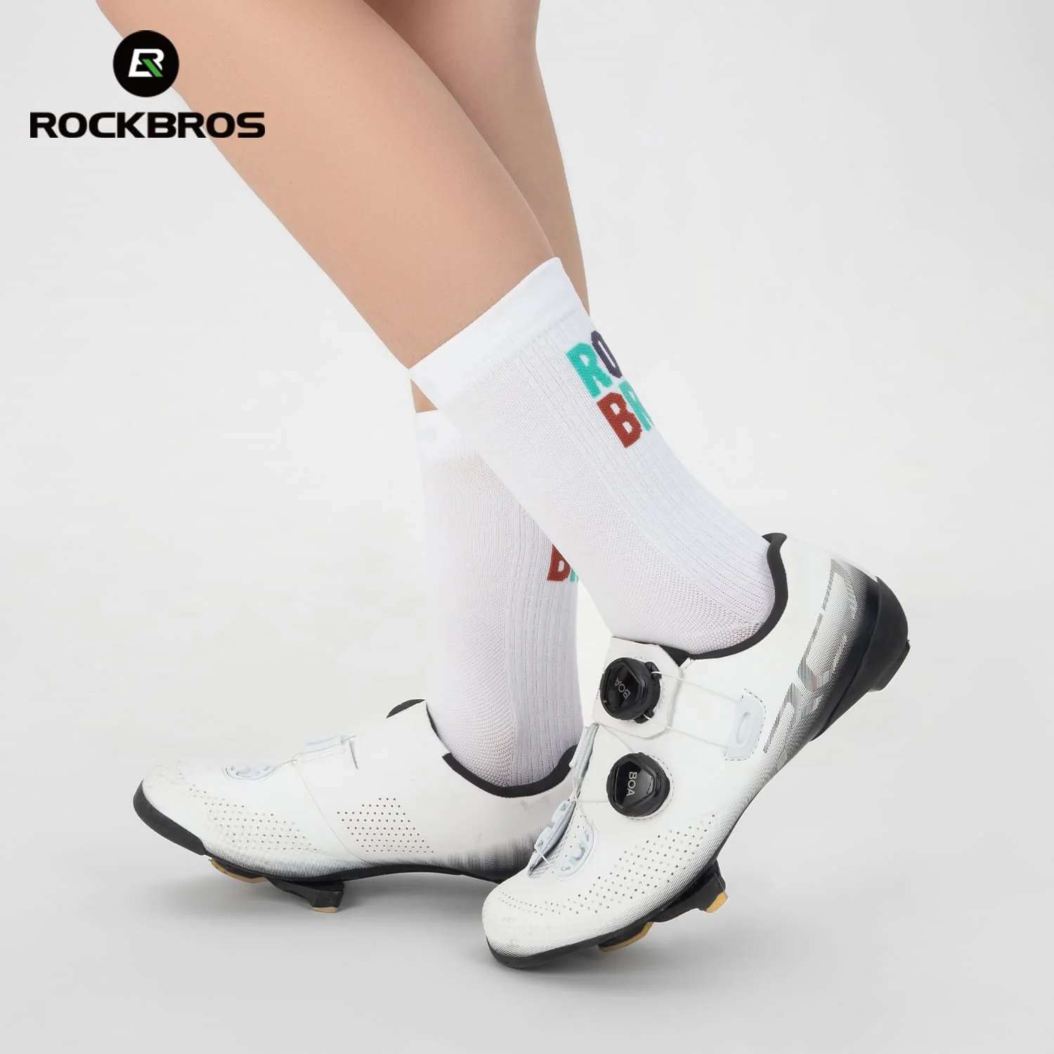 Mid-Calf Breathable Cycling Socks - Image 21