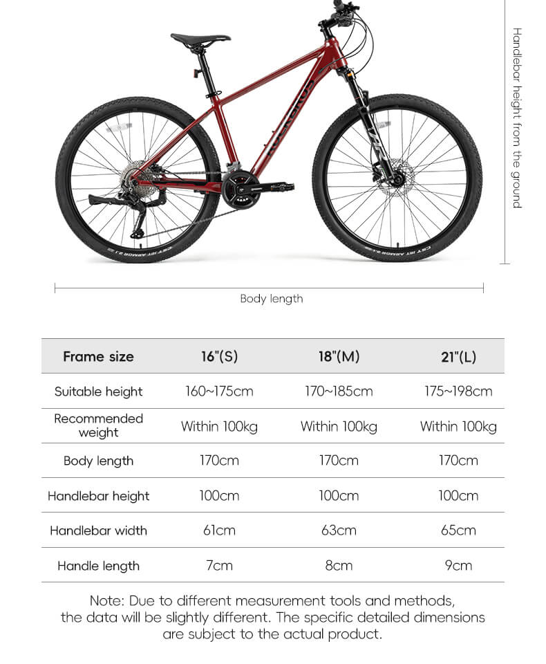 MT300 27.5 Inch Mountain Bike - Image 39