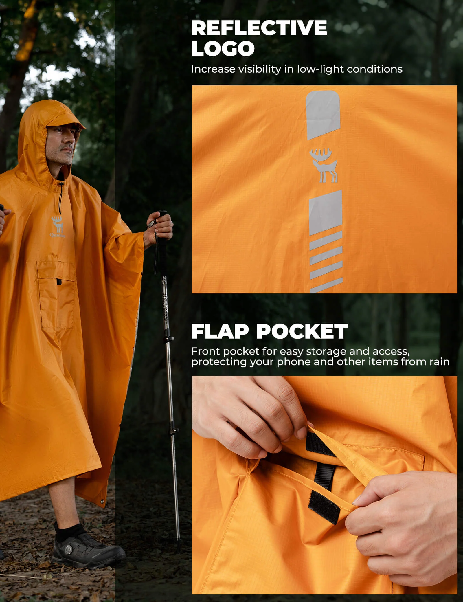Packable Waterproof Raincoat for Outdoor - Image 4