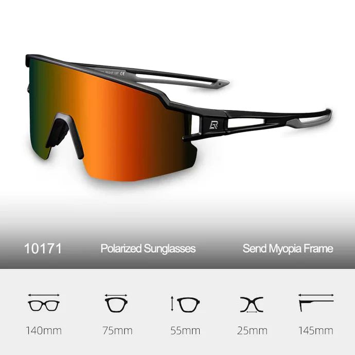 Polarized Cycling Sunglasses UV Protection Sports Eyewear - Image 20