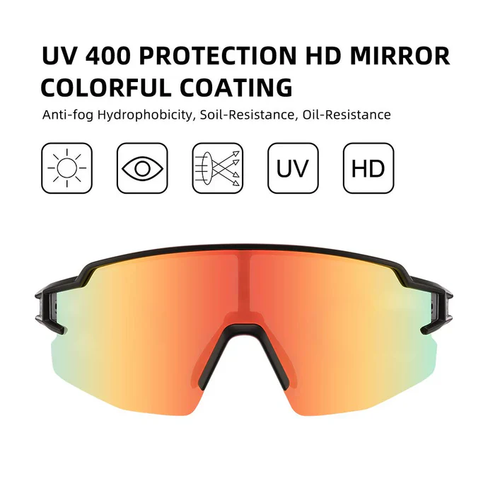 Polarized Cycling Sunglasses UV Protection Sports Eyewear - Image 5
