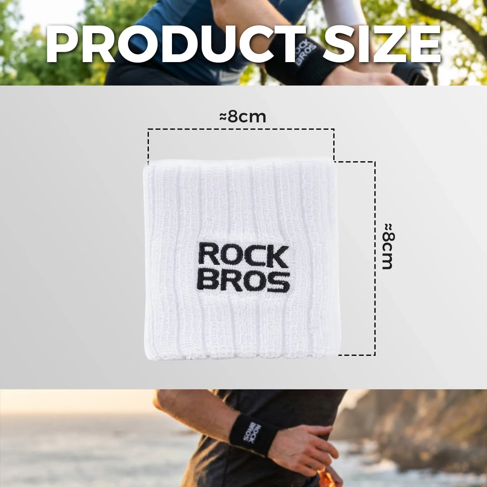 Polyester-Cotton Sports Wristband - Image 11