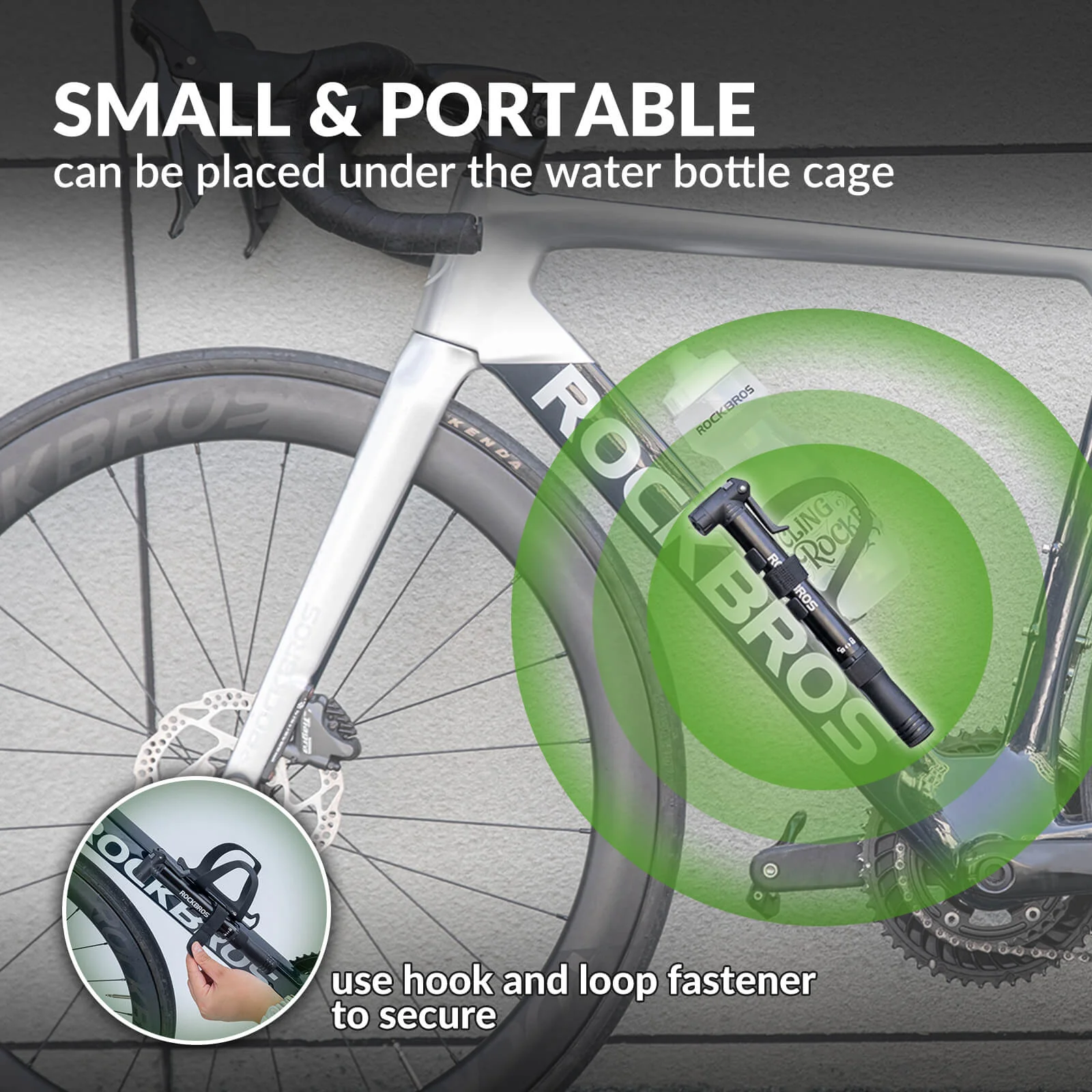 Portable Bike Pump - 80 PSI High Pressure - Image 10