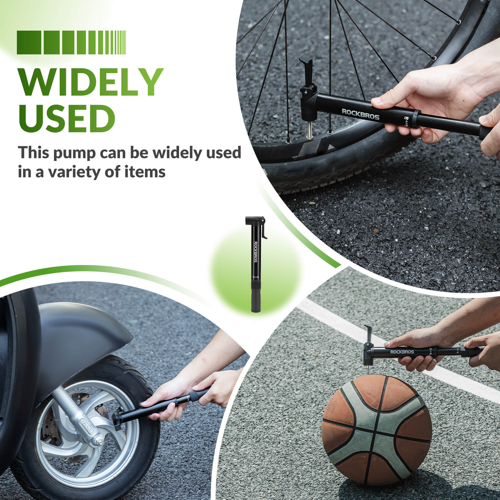 Portable Bike Pump - 80 PSI High Pressure - Image 11