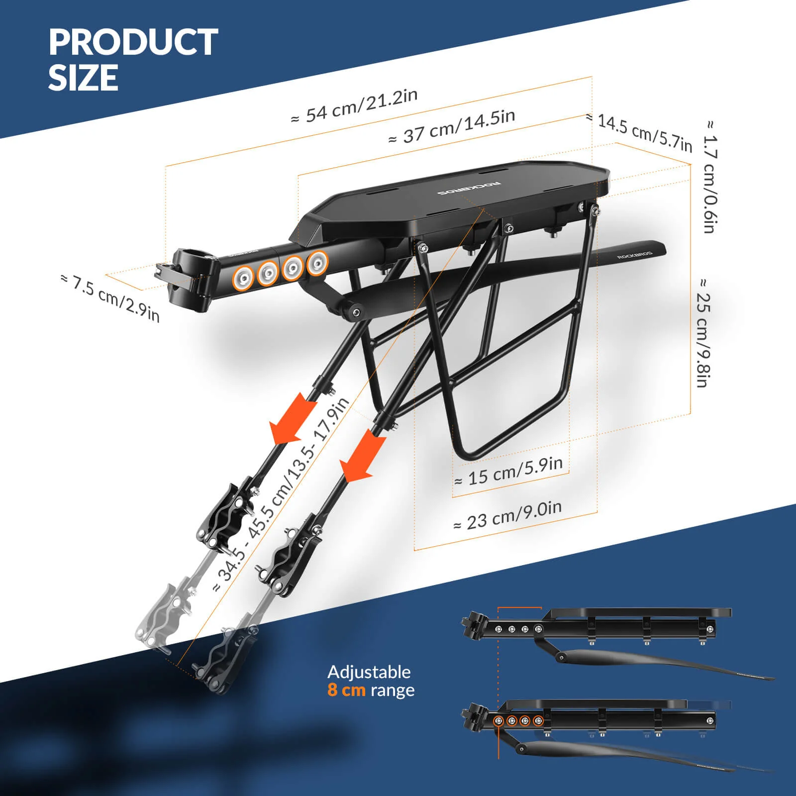 Quick Release Bike Rear Rack - Image 6