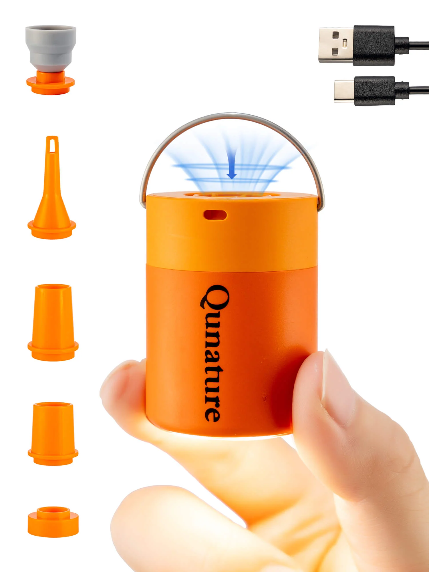Qunature Mini Electric Air Pump for Camping & Outdoor Gear - Image 10