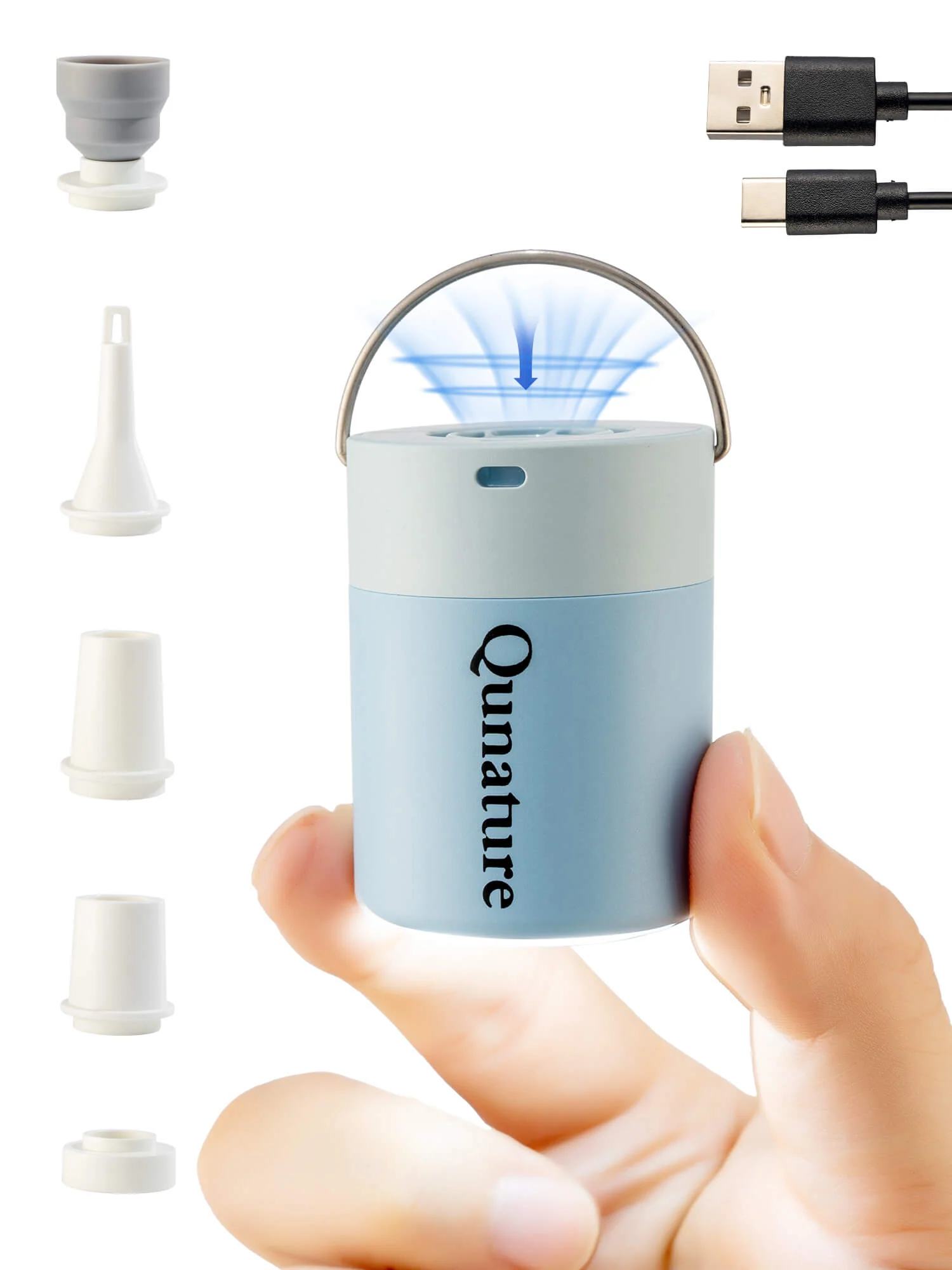Qunature Mini Electric Air Pump for Camping & Outdoor Gear - Image 6
