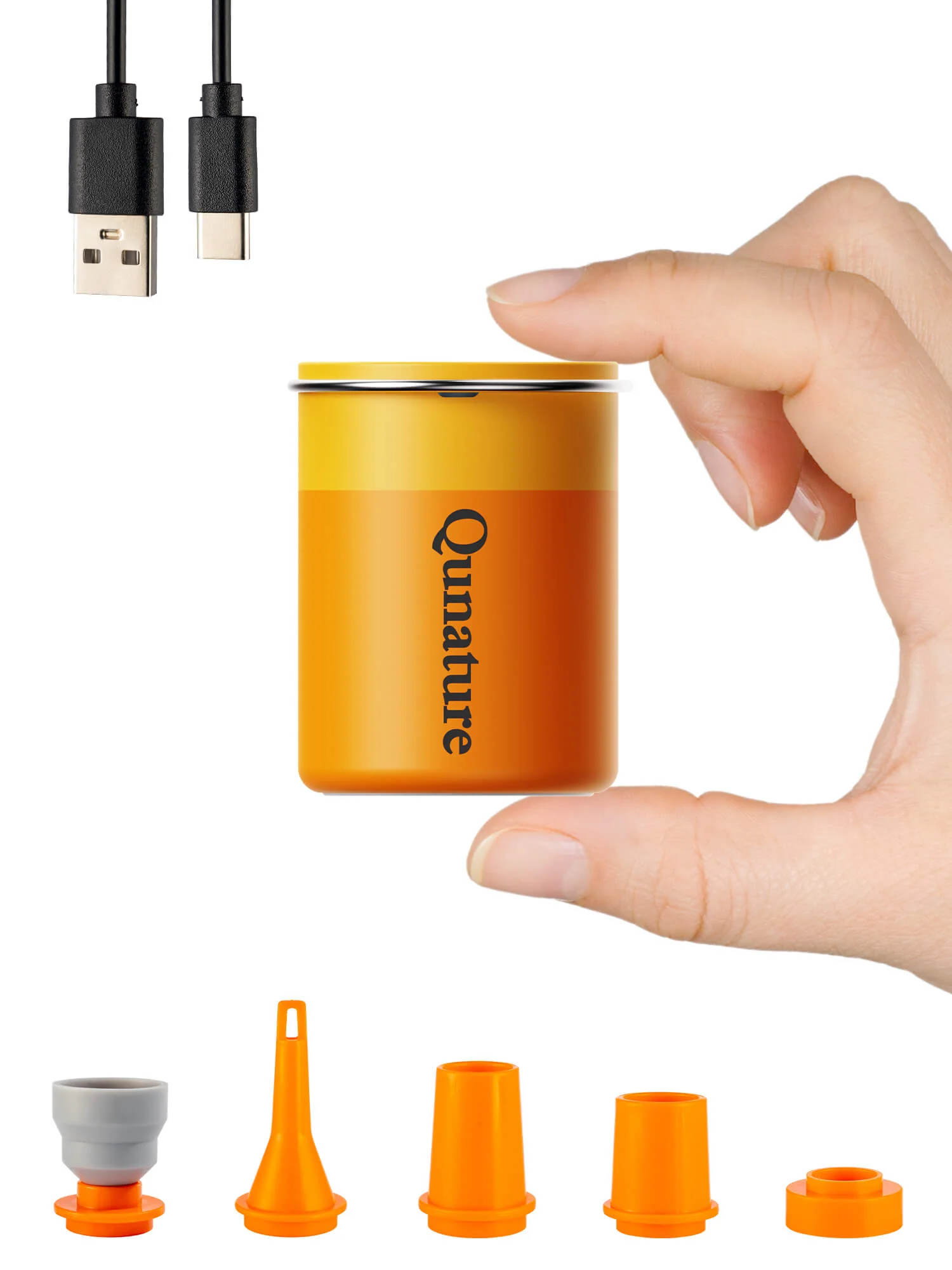 Qunature Mini Electric Air Pump for Camping & Outdoor Gear - Image 7