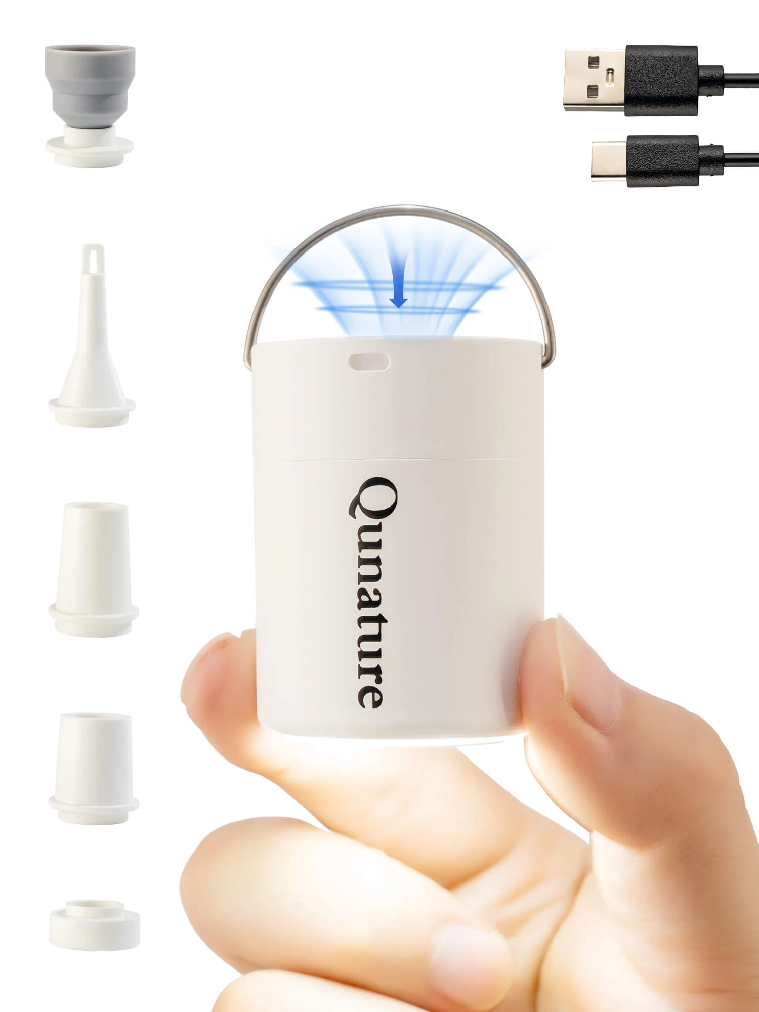 Qunature Mini Electric Air Pump for Camping & Outdoor Gear - Image 8