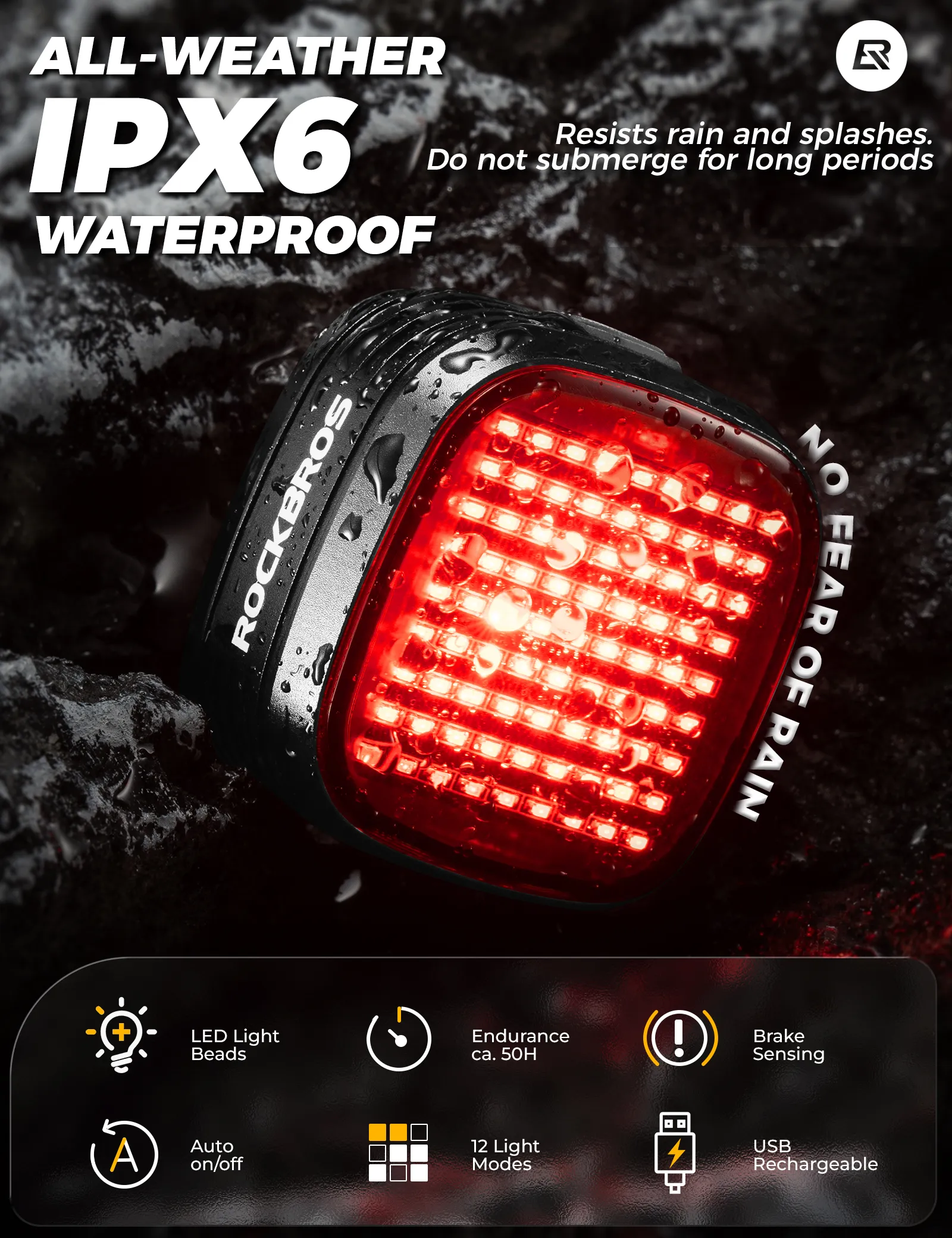 R7 Synchronized Bike Tail Light - Image 3