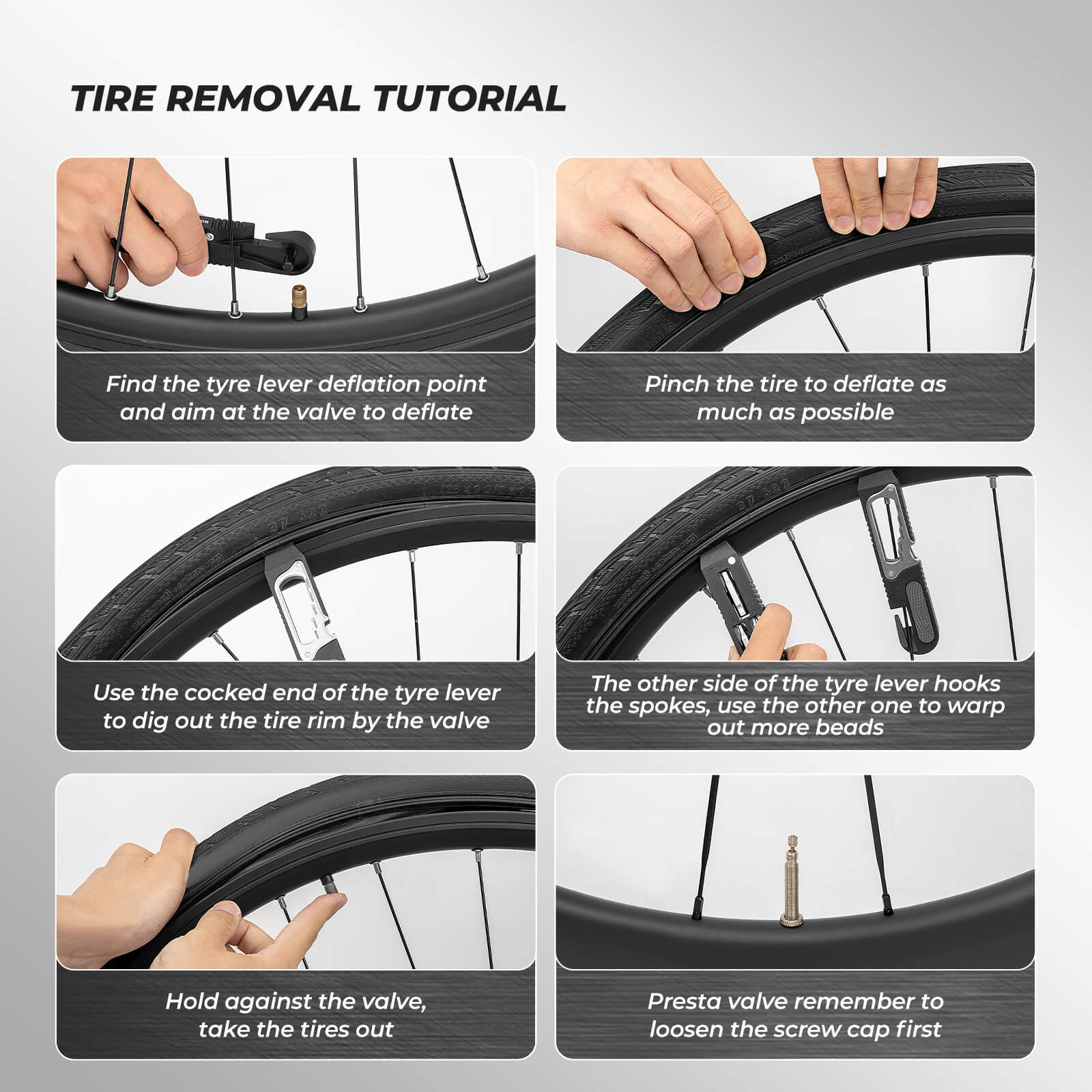 Ratchet Bike Tire Lever Set - Image 8