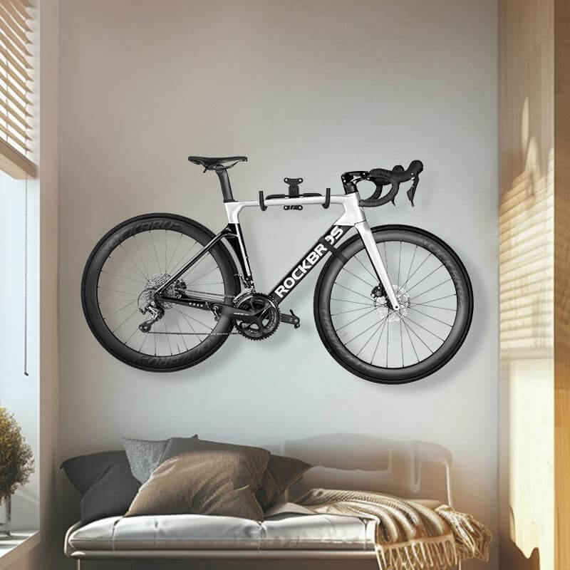Retractable Wall-Mounted Bike Rack Space-Saving Bike Storage - Image 12