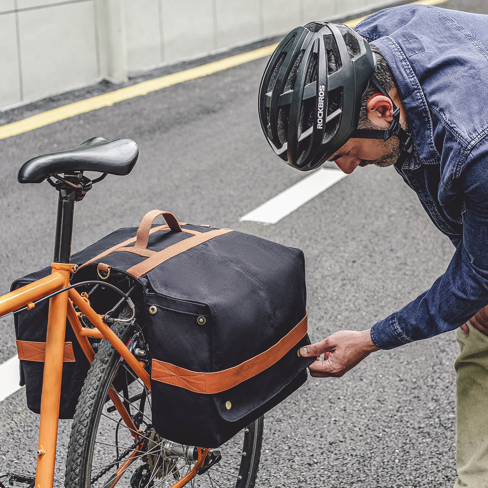 Retro Bike Pannier - 27L - Image 15