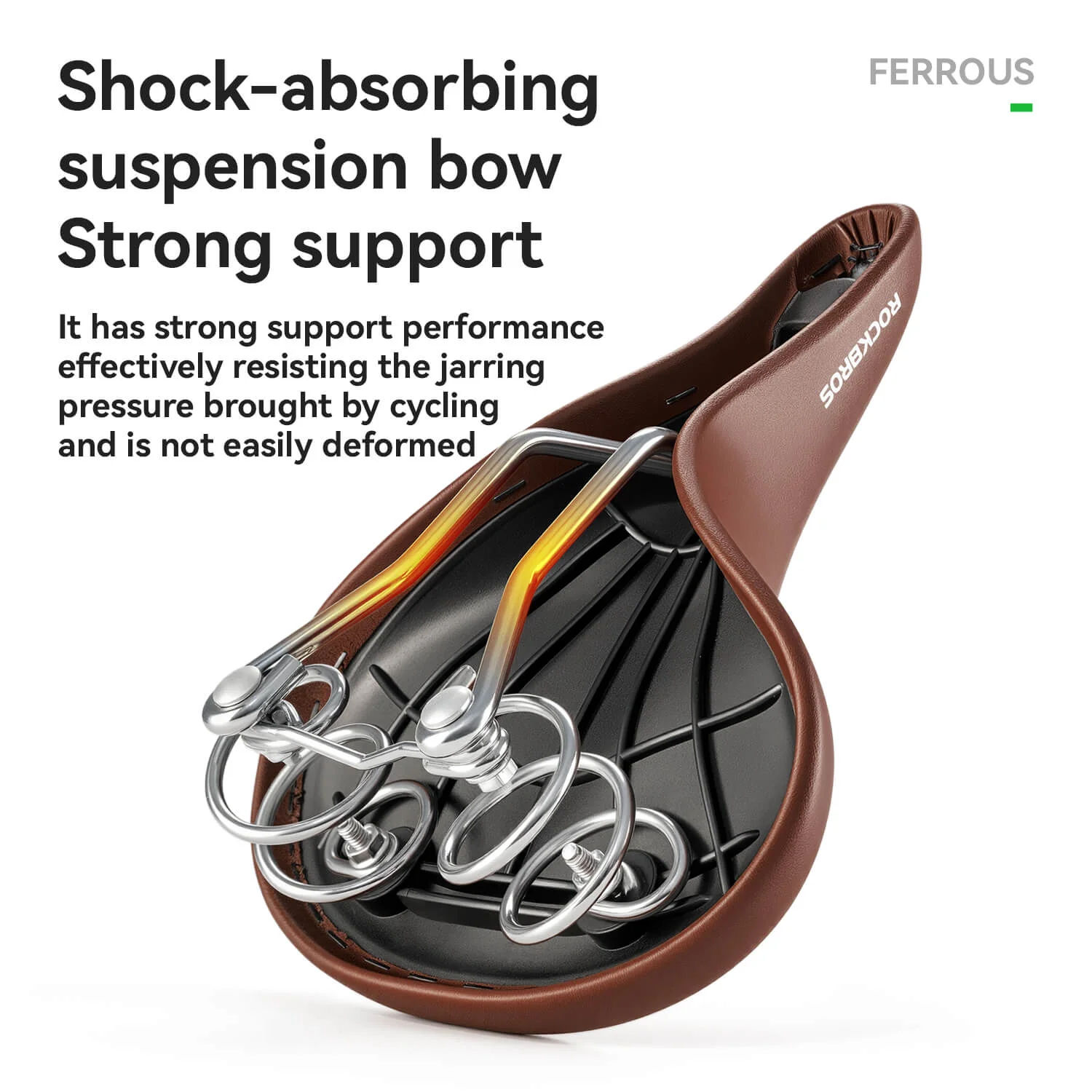 Retro Comfort Bike Saddle - Image 3