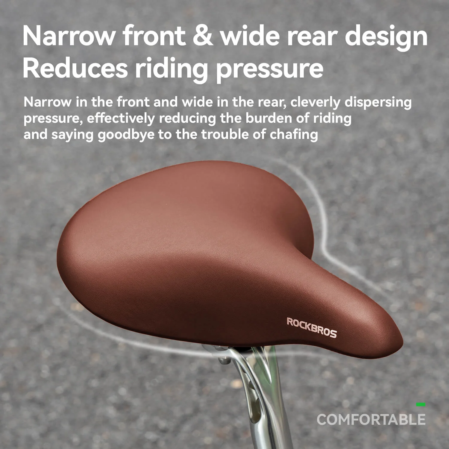 Retro Comfort Bike Saddle - Image 5