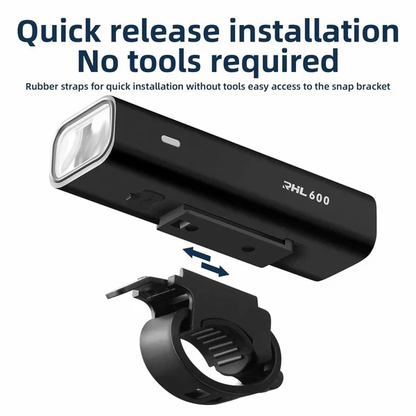RHL 600LM Bike Front Light - Image 7