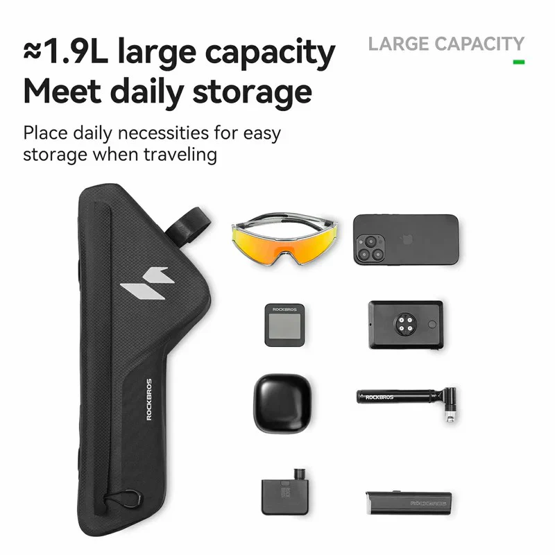 RideMate Bike Down Tube Bag - 1.9L - Image 3