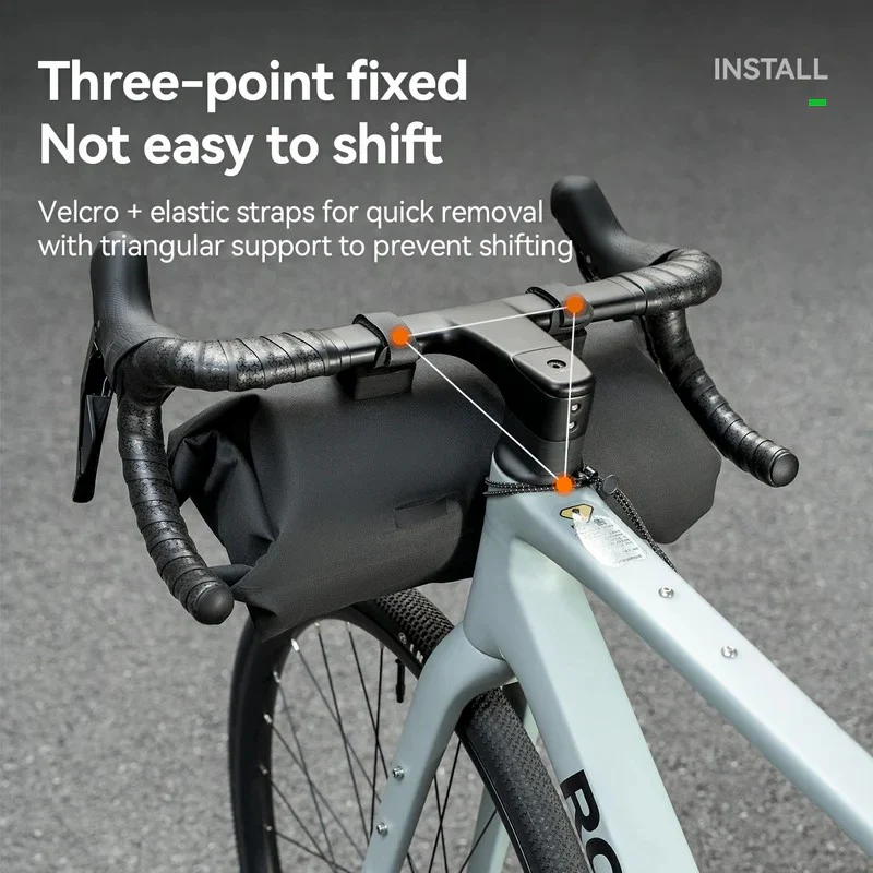 RideMate Bike Front Handlebar Bag - 8L - Image 5