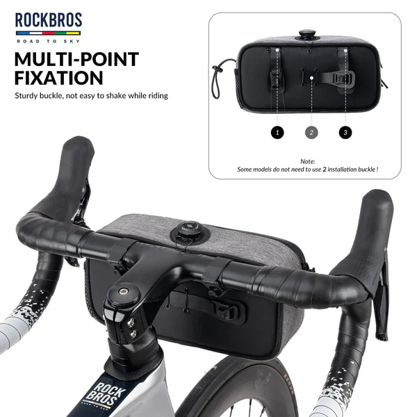 ROAD TO SKY Square Bike Handlebar Bag 1.9L - Image 33