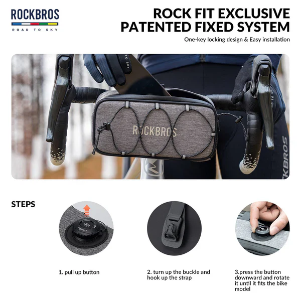 ROAD TO SKY Square Bike Handlebar Bag 1.9L - Image 34
