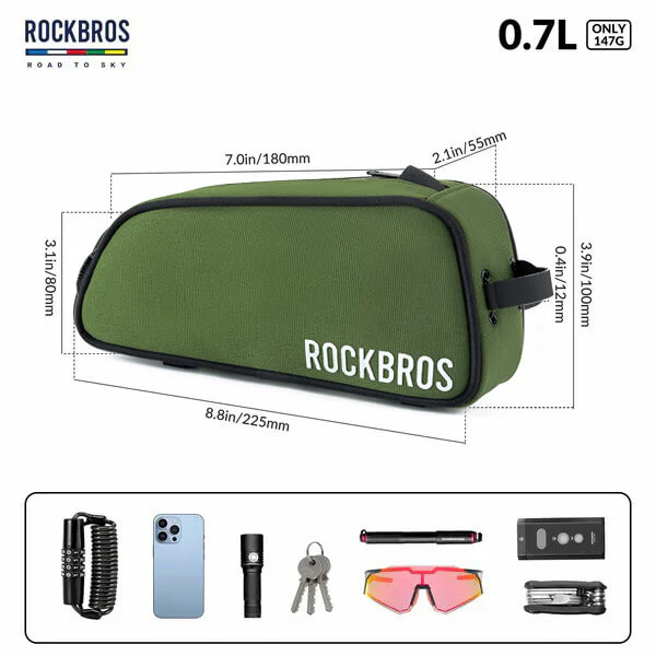 ROAD TO SKY Bicycle Top Tube Bag Frame Bag 0.7L - Image 27