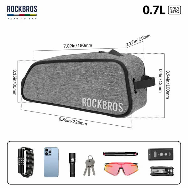 ROAD TO SKY Bicycle Top Tube Bag Frame Bag 0.7L - Image 28