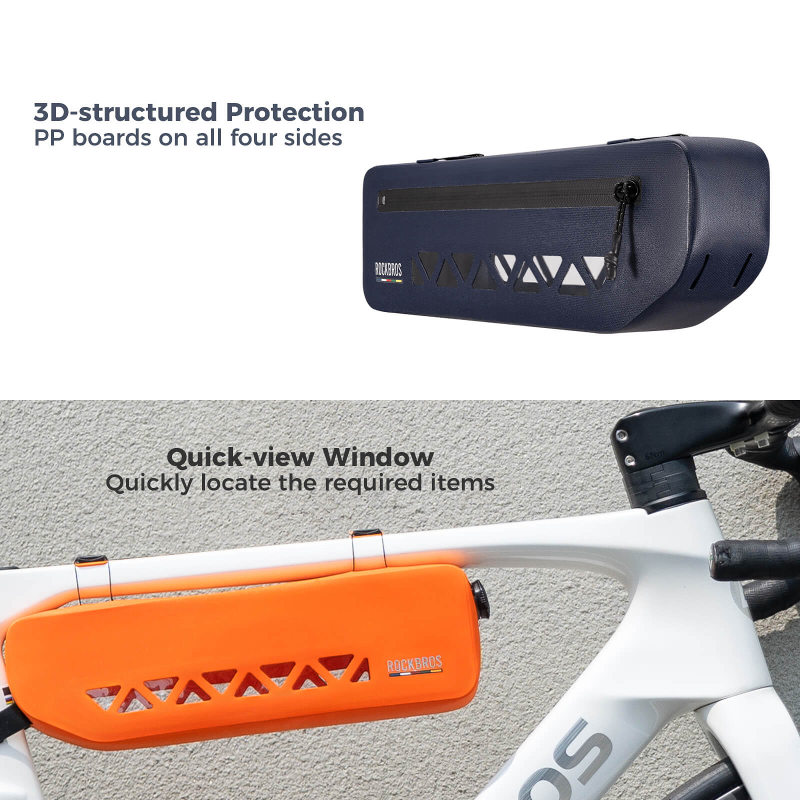 Road To Sky Bike Frame Bag 100% Waterproof 1.7L - Image 12