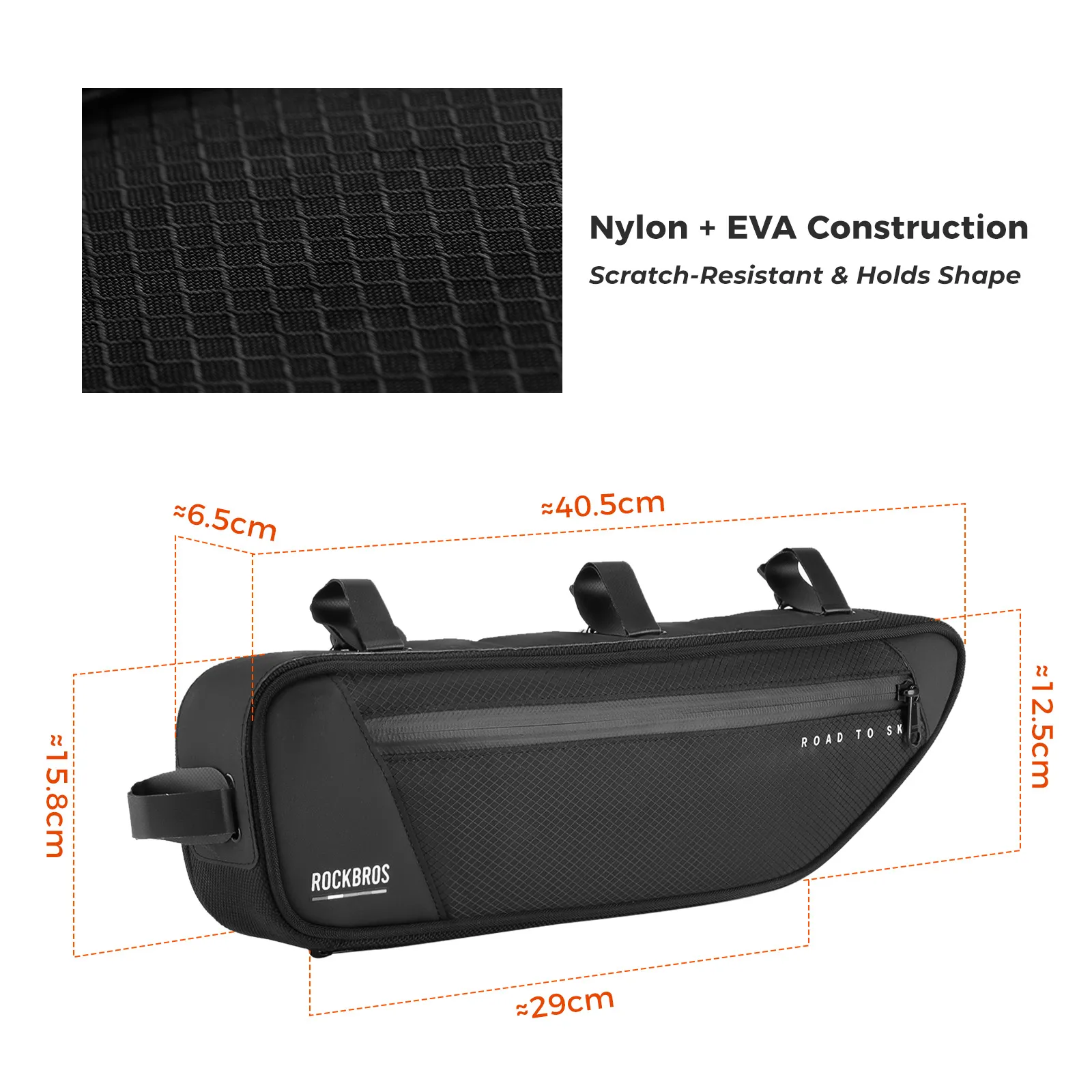 ROAD TO SKY Bike Frame Bag - 2L - Image 13