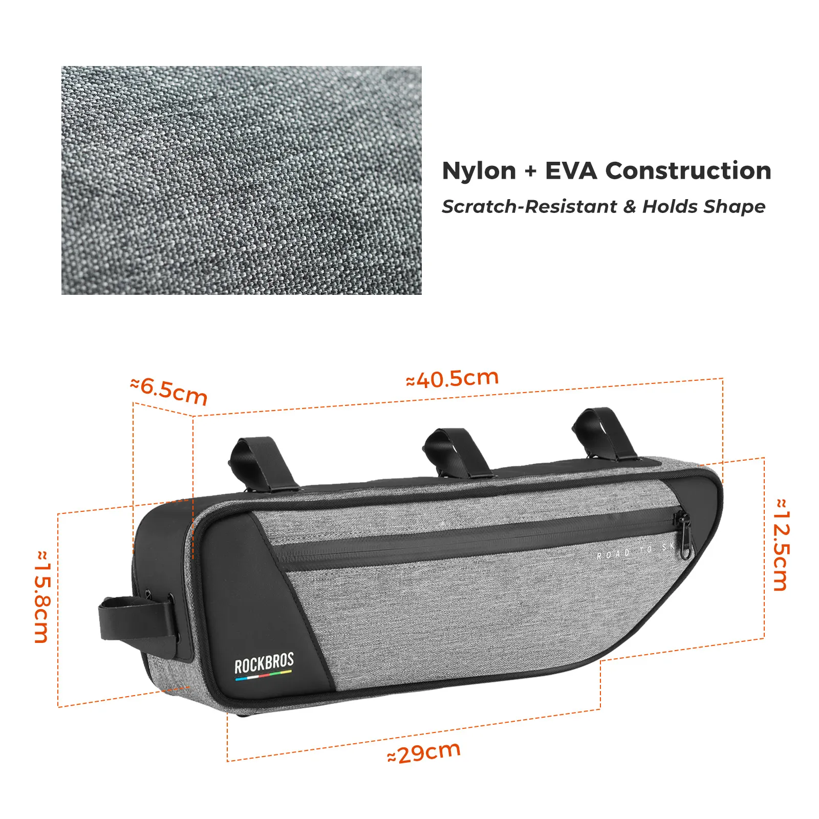ROAD TO SKY Bike Frame Bag - 2L - Image 14