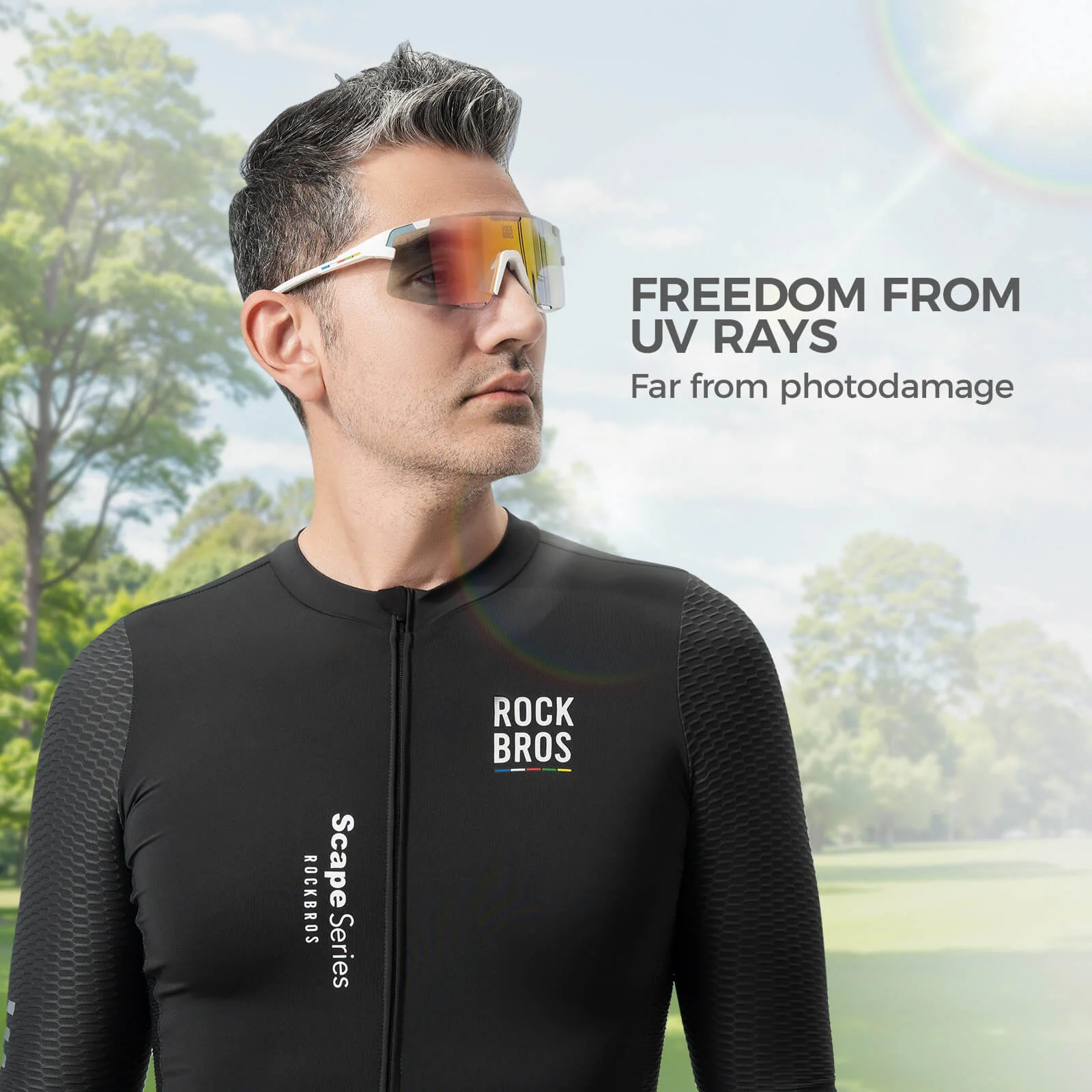 ROAD TO SKY BOUNDLESS Photochromic Cycling Glasses 3 Lens Set - Image 17
