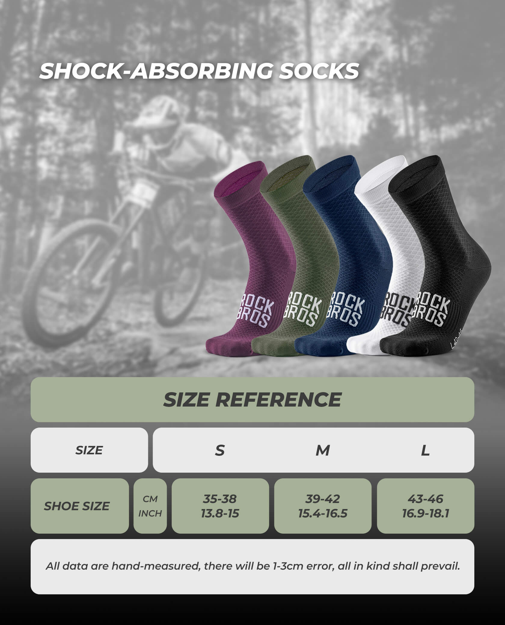 ROAD-TO-SKY Breathable Cycling Socks - Image 21