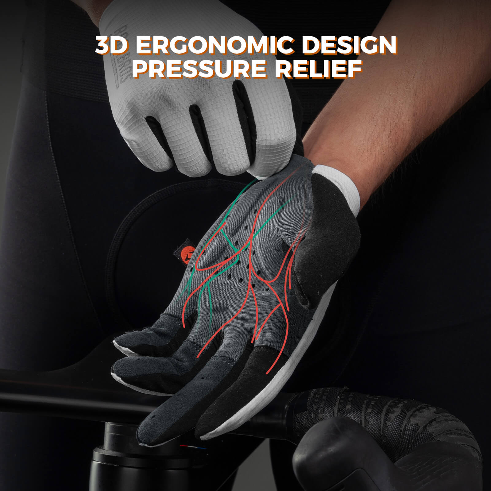 ROAD TO SKY Elastic Interface® Long Finger Cycling Gloves - Image 4