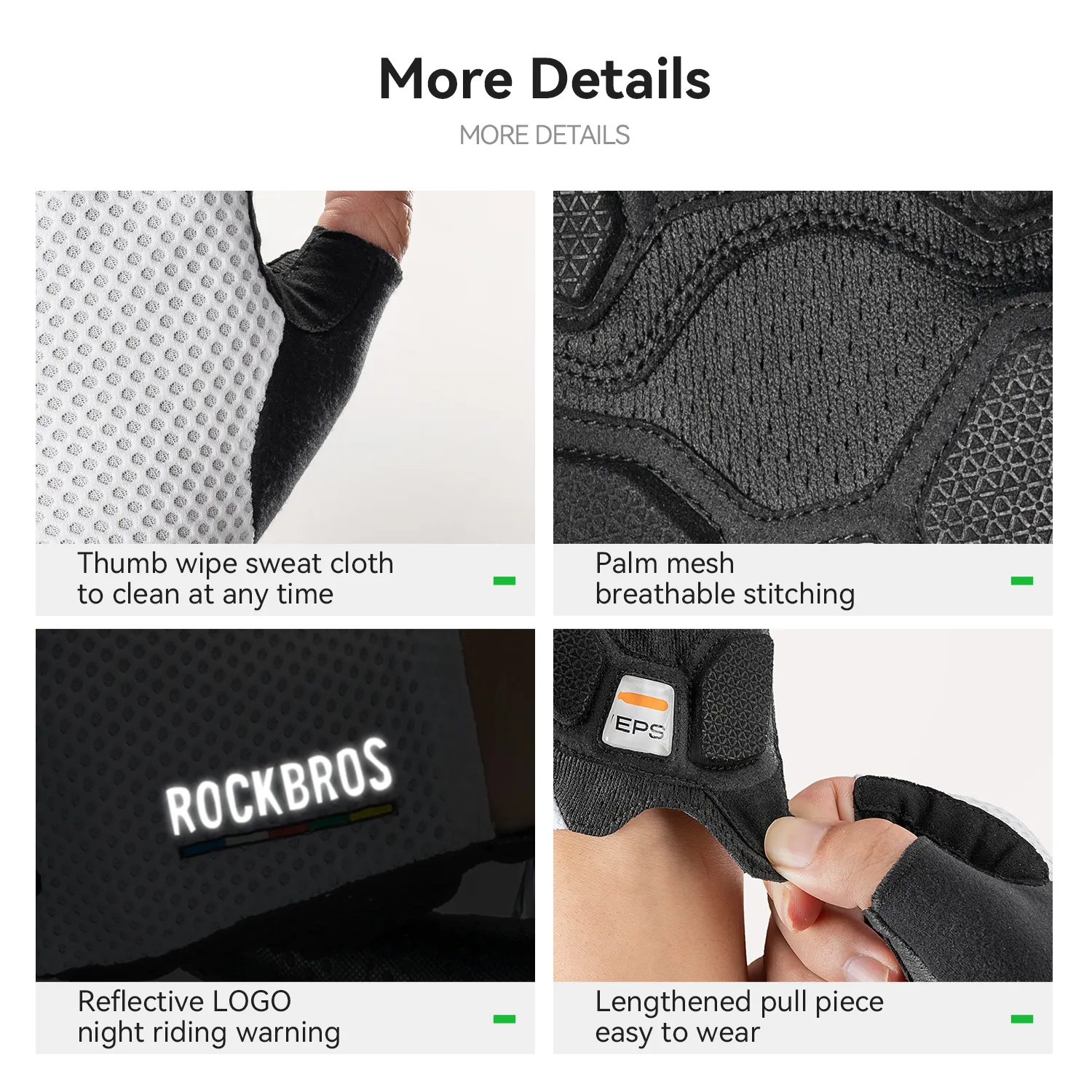 ROAD TO SKY EPS Short Finger Cycling Gloves - Image 12